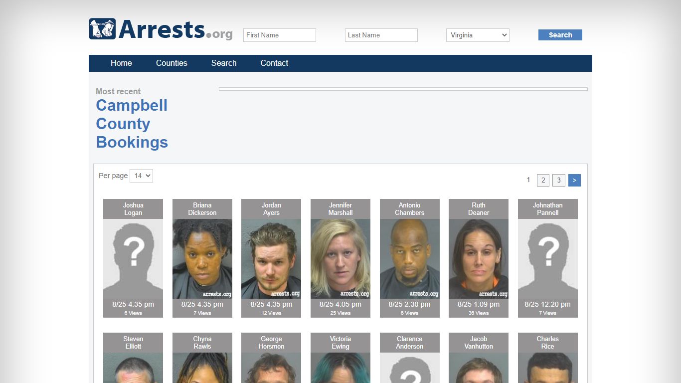 Campbell County Arrests and Inmate Search